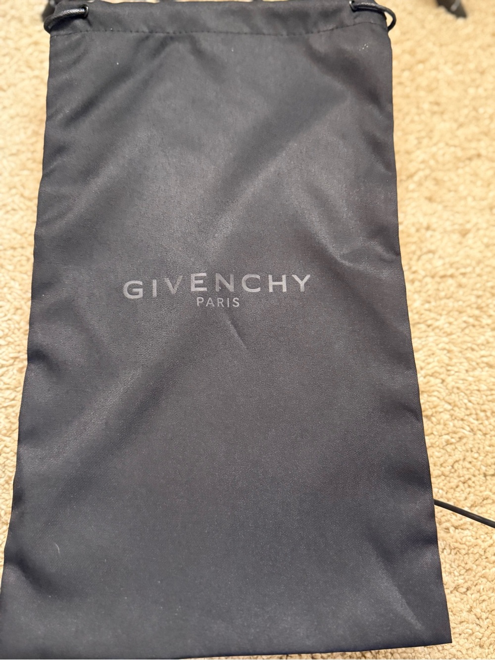2 Givenchy Black Logo Cord Close Beauty Bags Matching